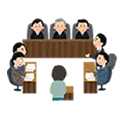裁判・調停のイラスト
